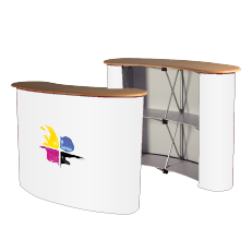 Messetheke Pop-Up | 2x2 | einseitig bedruckt